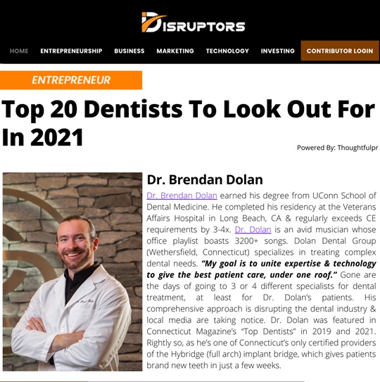 In the Media Dolan Dental Top Dentist in Connecticut